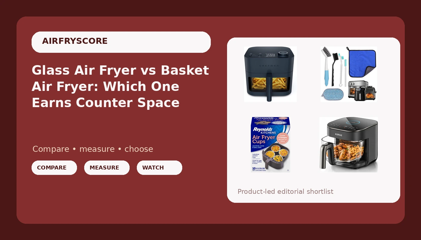 Glass Air Fryer vs Basket Air Fryer: Which One Earns Counter Space