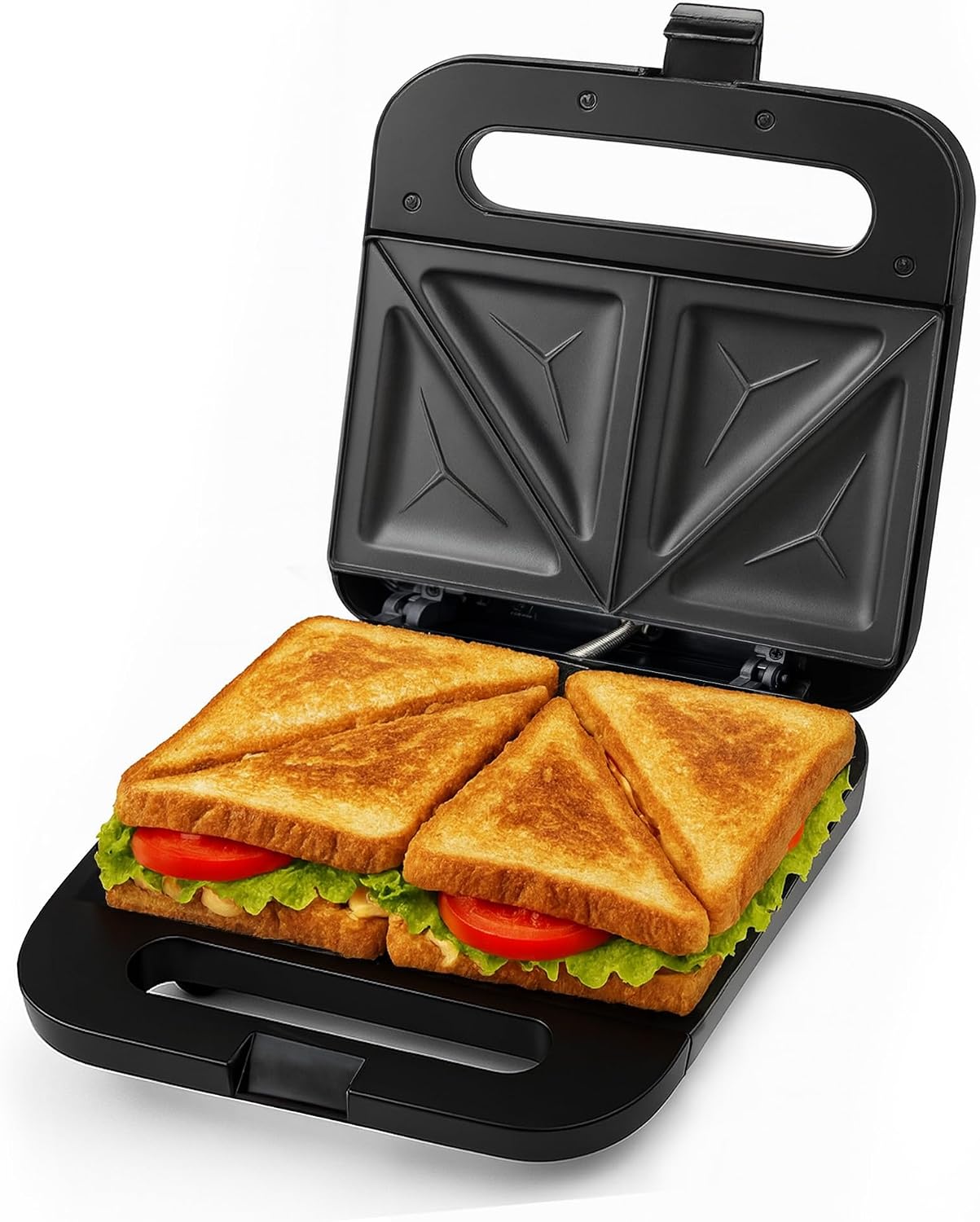 OVENTE Electric Sandwich Maker, 750W Non-Stick Plates, Black GPS401B | Perfect for Grilled Cheese, Tuna Melts, Omelets, French Toast, Breakfast Favorites, Light Meals, and Snacks: Home &am