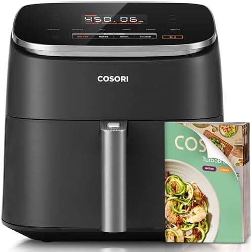 Gourmia Air Fryer - 4 Qt Basket Capacity, 12 Cooking Presets, Black