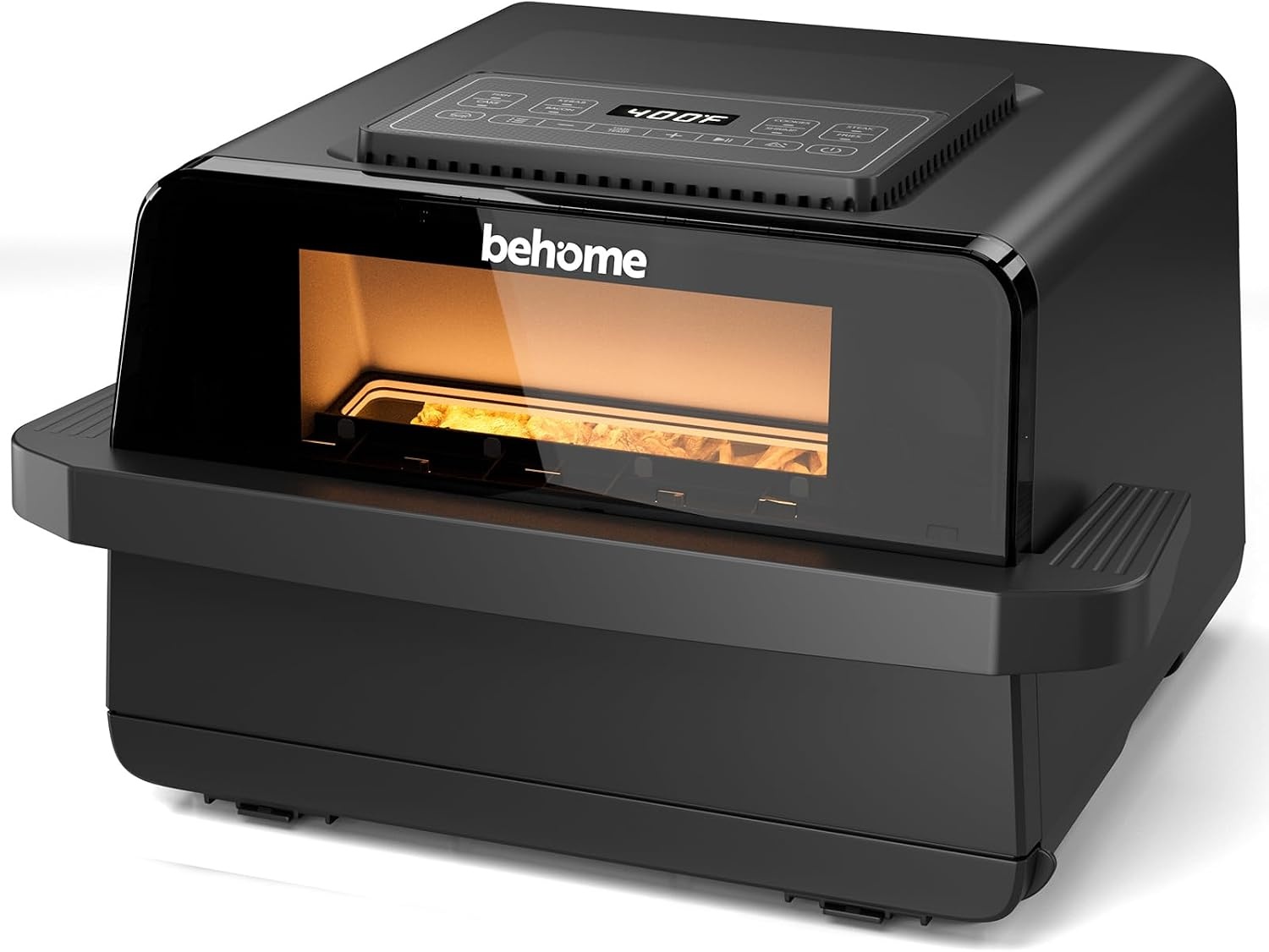 Behome Indoor Pizza Oven & Air Fryer, 6.5QT Family Size with Pizza Stone